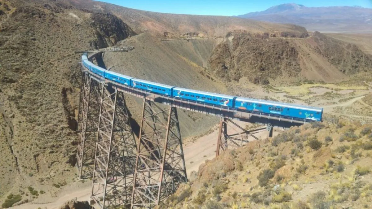 tren las nubes