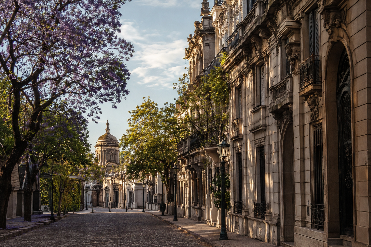 Recoleta streetscape